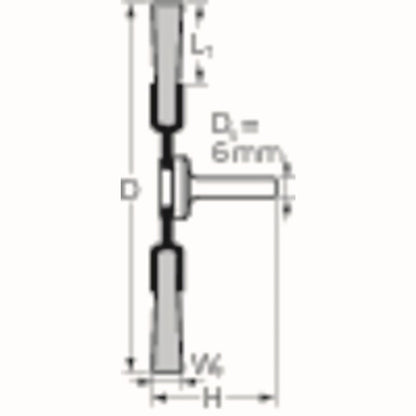 PFERD Rundbürste RBU INOX ( 8000433035 ) Ø 20 mm Drahtstärke 0,2 mm