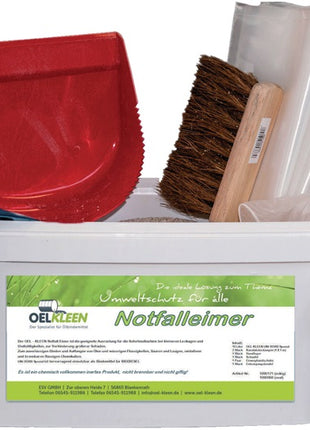 Seau d'urgence OEL Kleen (4000369630) Contenu 7 pièces