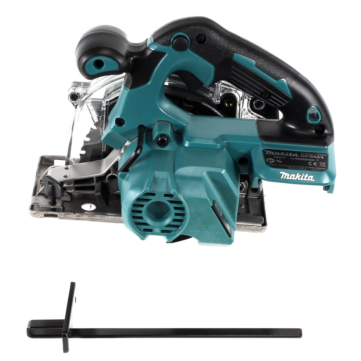 Makita DCS 553 Z Akku Metallhandkreissäge 18V 150 mm Brushless Solo - ohne Akku, ohne Ladegerät - Toolbrothers