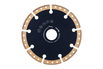 Diamanttrennscheibe MC850 AkkuMAX ( 4000865528 ) Ø 125 mm Bohrung 22,23 mm Winkelschleifer Segmentbreite 37,6 mm