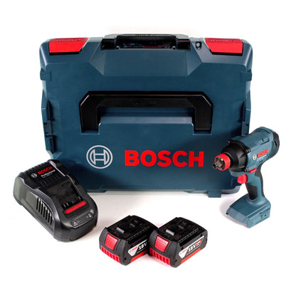 Bosch GDX 18 V-180 18 V Li-Ion Akku Drehschlagschrauber mit 180 Nm in L-Boxx + 2 x 6,0 Ah Akku + Ladegerät - Toolbrothers