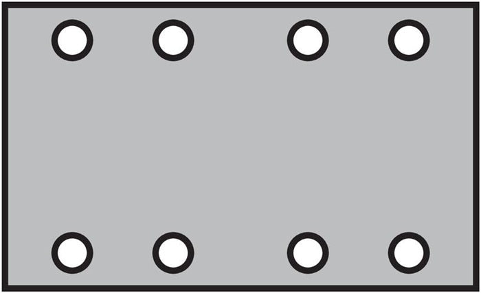 Klingspor Haftschleifstreifen PS 33 CK ( 8000353313 ) GLS 18 Körnung 120 Lochanzahl 8