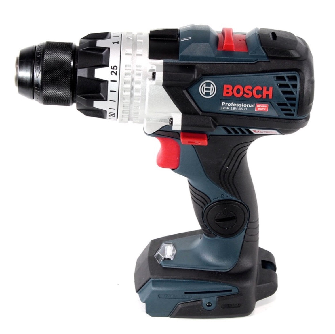 Bosch GSR 18 V-85 C Akku Bohrschrauber 18V 110Nm Solo in L-Boxx mit GCY 30-4 Connectivity Modul und 1x 5,0 Ah Akku + Ladegerät + 25 tlg. Spiralbohrer Set - Toolbrothers