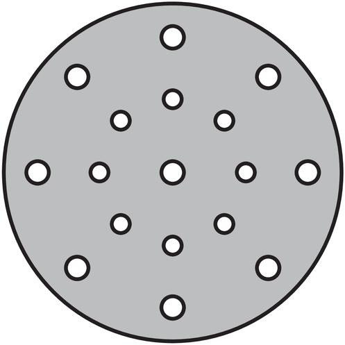 Klingspor Haftschleifscheibe PS 22 K ( 8000353003 ) GLS 15 150 mm Körnung 120 Lochanzahl 8 + 8 + 1