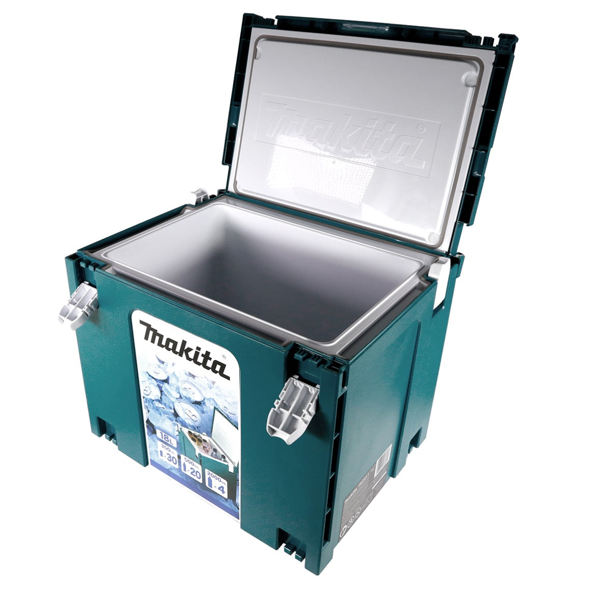 Makita Makpac 4 System Koffer Cool Case Kühlbox 18 Liter Volumen mit Isolierauskleidung ( 198253-4 ) - Toolbrothers