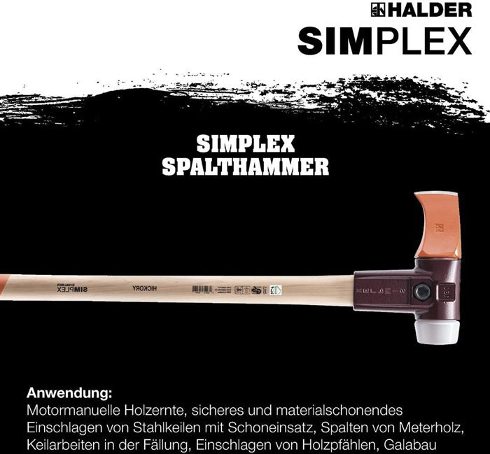 Halder Spalthammer SIMPLEX ( 4000815572 ) 4100 g Stiellänge 850 mm