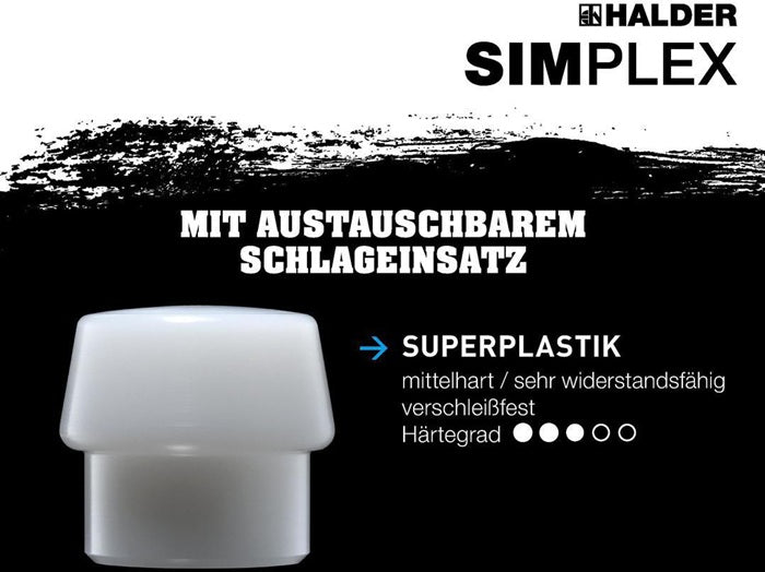 Halder Spalthammer SIMPLEX ( 4000815572 ) 4100 g Stiellänge 850 mm