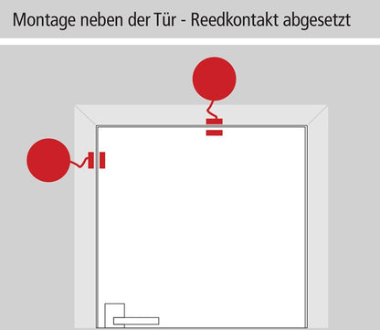 GFS Überwachungsgerät Dexcon ( 3000250890 ) ohne Voralarm Kunststoff rot