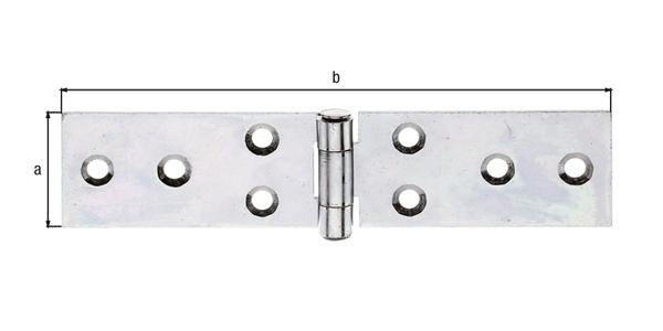 GAH Chemin de table Alberts (8002773622) hauteur 141 mm L.ouvert32 mm galvanisé sendzimir