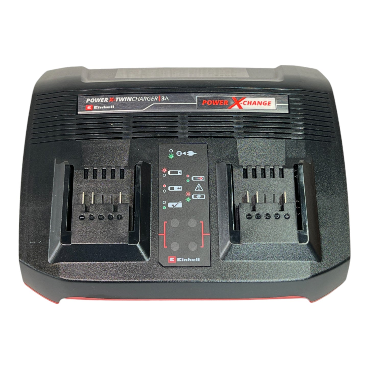 Einhell Power X-Twincharger 3A chargeur double 18 V 3 A (4512069) pour toutes les batteries Li-Ion Power X-Change