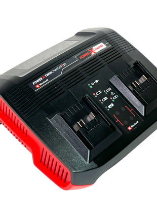 Einhell Power X-Twincharger 3A chargeur double 18 V 3 A (4512069) pour toutes les batteries Li-Ion Power X-Change