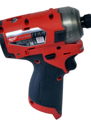 Milwaukee M12 FQID-601 Akku Schlagschrauber 12 V 50 Nm 1/4" Brushless + 1x Akku 6,0 Ah + Ladegerät