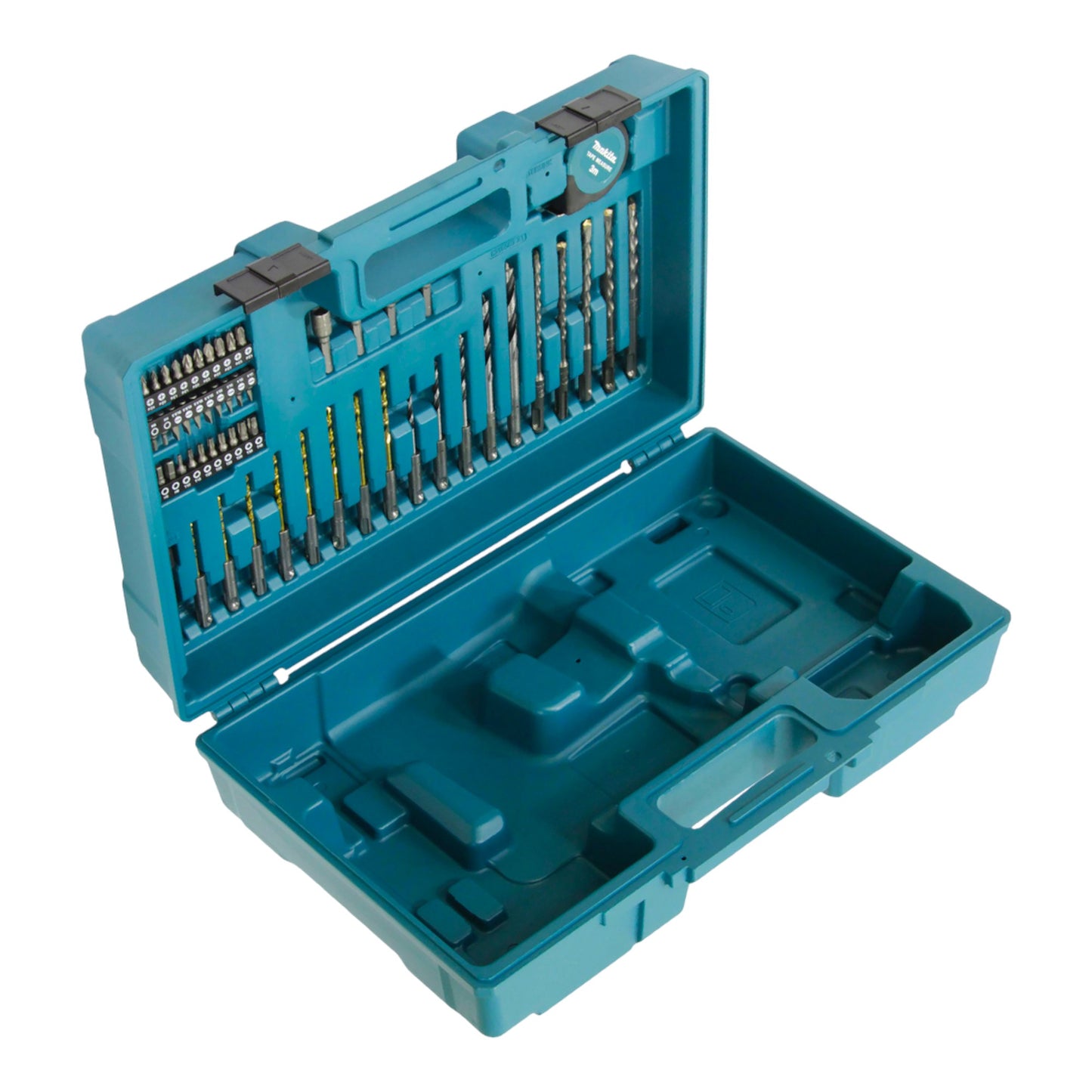 Makita DHR 171 A1X3 marteau perforateur sur batterie 18 V 1,2 J SDS-Plus sans balais + 1x batterie 2,0 Ah + jeu d'accessoires de 65 pièces + mallette - sans chargeur