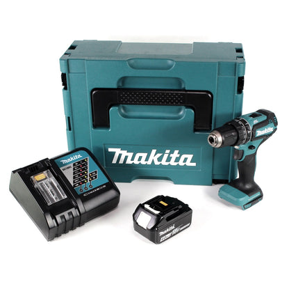 Makita DHP 485 RM1J 18 V Li-Ion Akku Schlagbohrschrauber im Makpac + 1 x 4,0 Ah Akku + Ladegerät - Toolbrothers