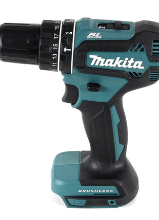 Makita DHP 485 RT1J 18 V Li-Ion Akku Schlagbohrschrauber im Makpac + 1 x 5,0 Ah Akku + Ladegerät