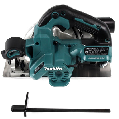 Makita DHS 660 ZJ Akku Handkreissäge 18V 165 mm Solo im Makpac - ohne Akku, ohne Ladegerät - Toolbrothers