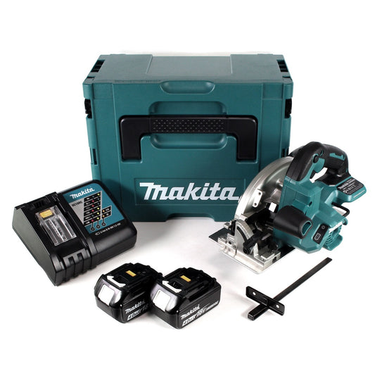 Makita DHS 660 RMJ Akku Handkreissäge 18V 165 mm im Makpac + 2x 4,0Ah Akku + Ladegerät - Toolbrothers