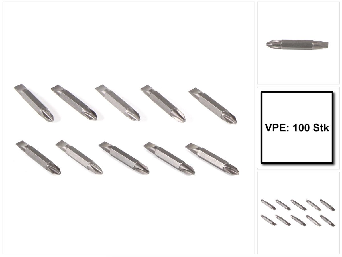 Makita Bit Set PH2 45 mm 100 Stück - Toolbrothers