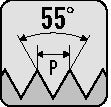 BOSS Schneideisen Form B ( 4114735265 ) G 2 ″ x 11 A