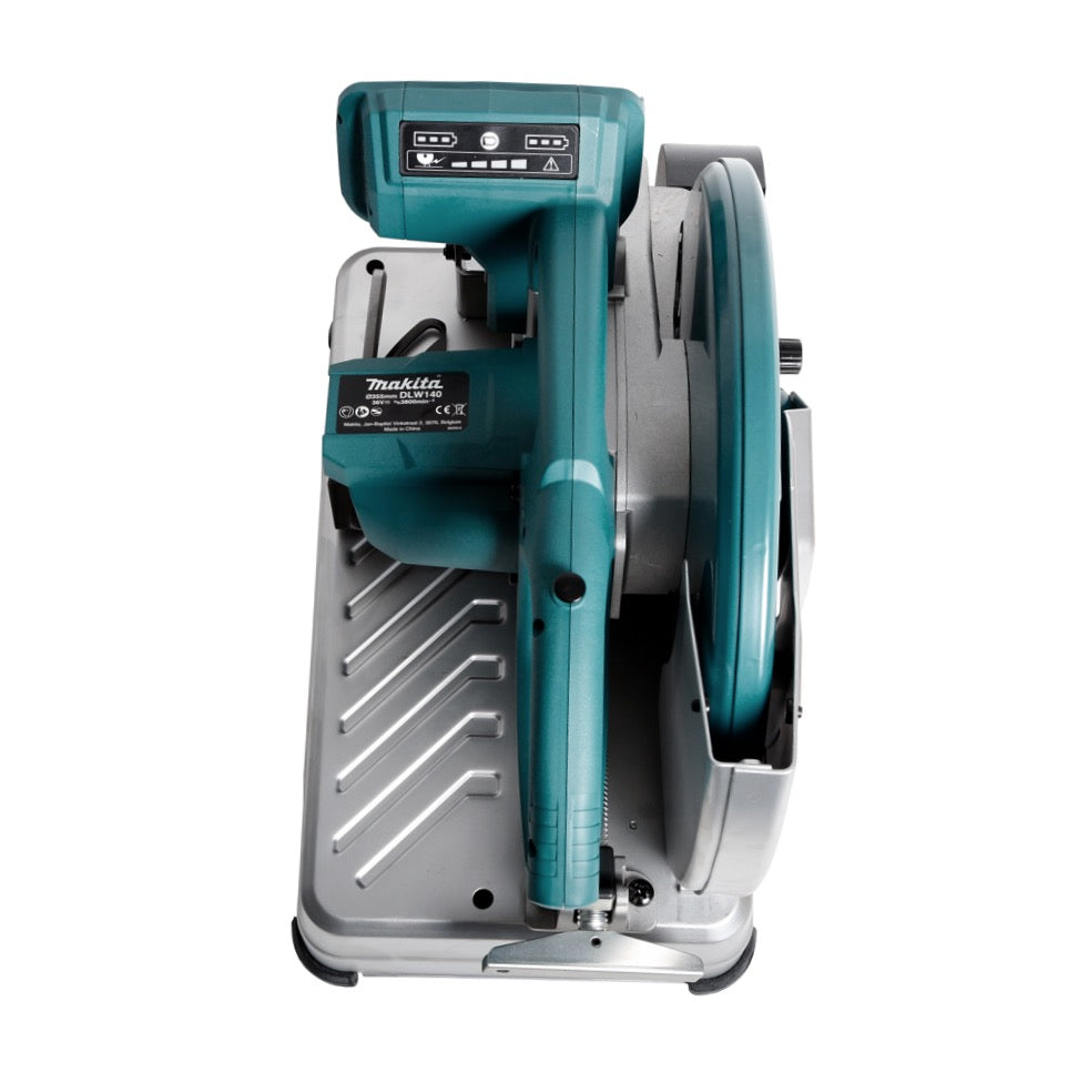 Makita DLW 140 Z Akku Trennschleifmaschine 2 x 18 V 355 mm Solo DLW140Z - ohne Akku und Ladegerät - Toolbrothers