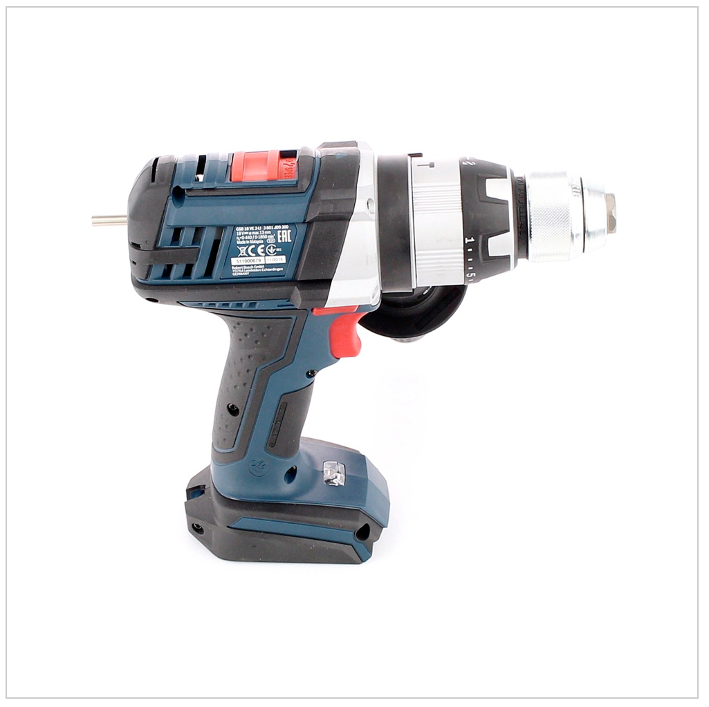 Bosch GSB 18 VE-2-Li 18V Li-Ion Professional Akku Schlagbohrschrauber Solo in L-Boxx + Bosch 5 tlg. Steinbohrer Set Impact 4 - 10 mm - Toolbrothers