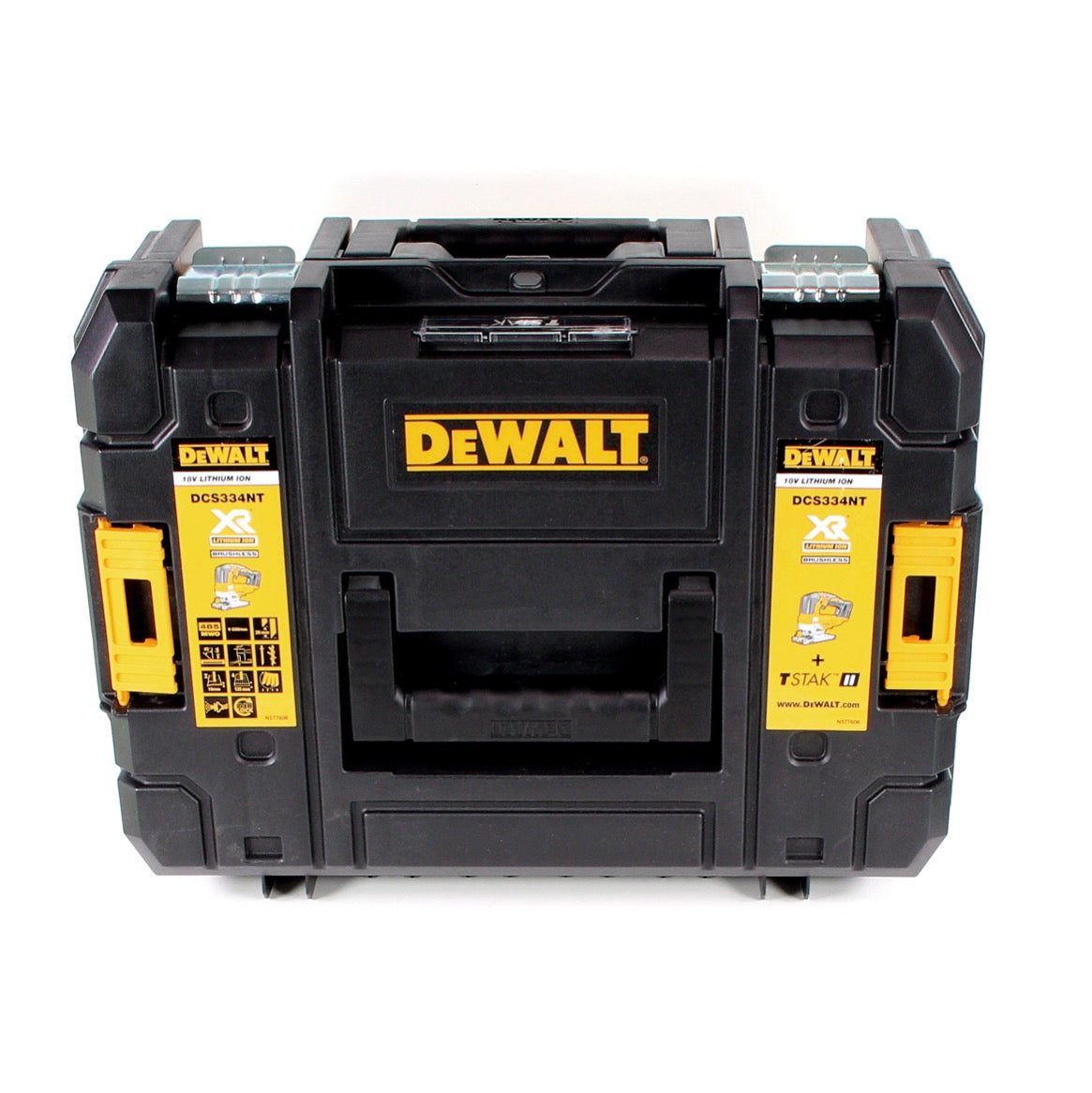 Scie sauteuse pendulaire à batterie DeWalt DCS 334 NT 18V brushless + 1x batterie 4,0Ah + TSTAK - sans chargeur