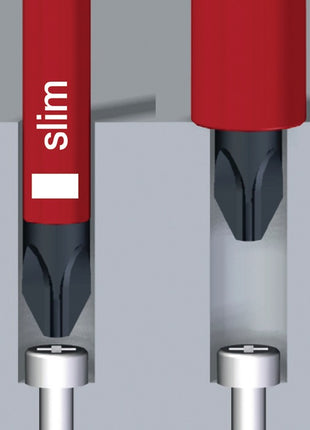 Wiha lame interchangeable SlimBit électrique (4000793015) fente 2,5 x 75 mm