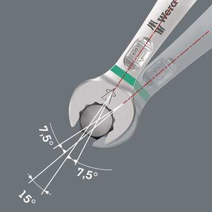 Wera clé mixte 6003 Joker (4000822302) SW 11 mm longueur 135 mm acier à outils en alliage