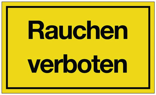 Hinweiszeichen ( 3000277137 ) Rauchen verboten Kunststoff