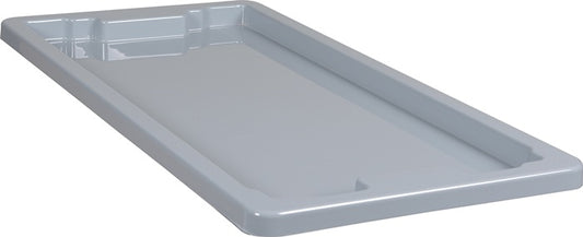 Couvercle (9000446953) L800xL400mm gris adapté aux bacs gerbables rotatifs