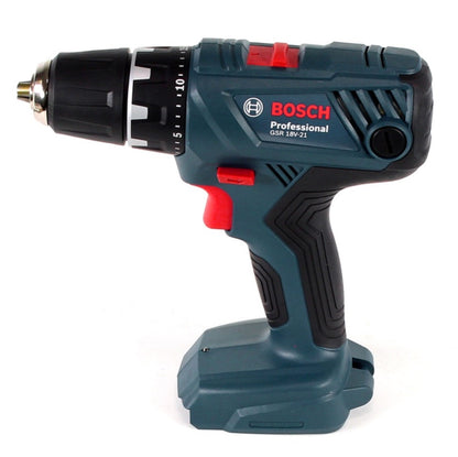 Bosch Professional GSR 18V-21 Akku Bohrschrauber 18V 55Nm + 1x Akku 3,0Ah + Ladegerät + L-Boxx - Toolbrothers