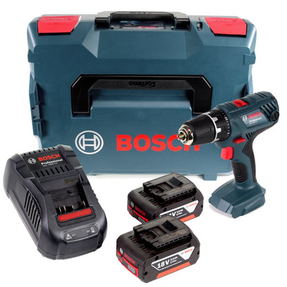 Bosch Professional GSR 18V-21 Akku Bohrschrauber 18V 55Nm + 2x Akku 3,0Ah + Ladegerät + L-Boxx - Toolbrothers