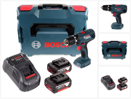 Bosch Professional GSR 18V-21 Akku Bohrschrauber 18V 55Nm + 2x Akku 6,0Ah + Ladegerät + L-Boxx - Toolbrothers