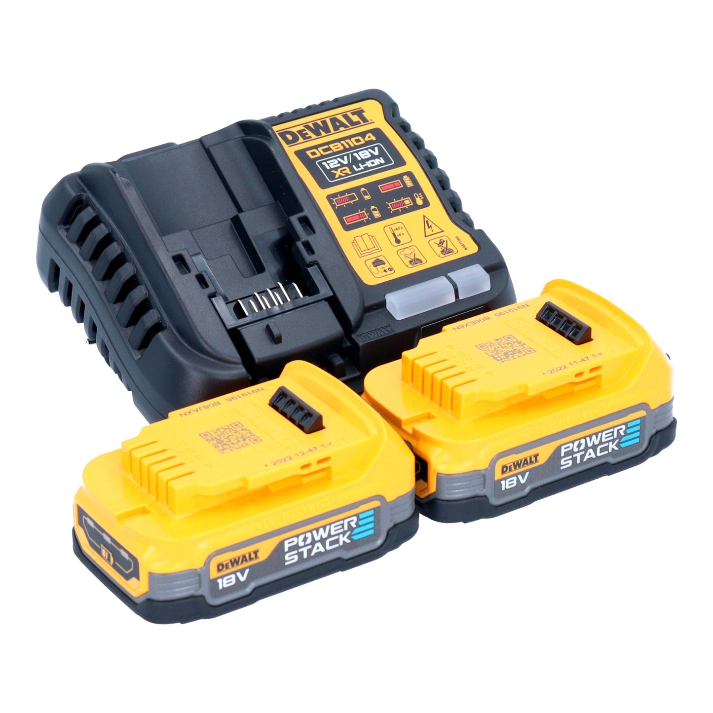 Polisseuse excentrique à batterie DeWalt DCM 849 E2 18 V 180 mm sans balais + 2x batterie Powerstack 1,7 Ah + chargeur