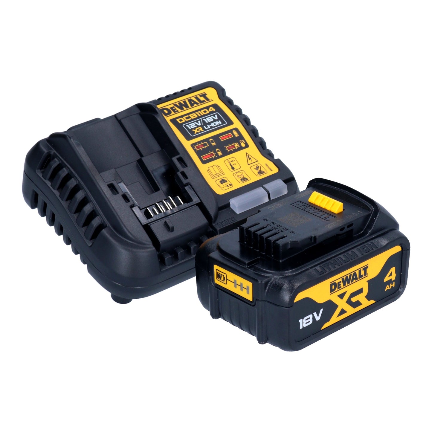 DeWalt DCM 849 M1 Akku Exzenter Poliermaschine 18 V 180 mm Brushless + 1x Akku 4,0 Ah + Ladegerät