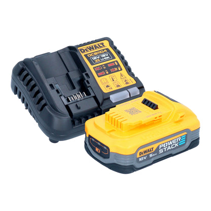 Perceuse-visseuse sans fil DeWalt DCD 800 H1 18 V 90 Nm sans balais + 1 batterie Powerstack 5,0 Ah + chargeur