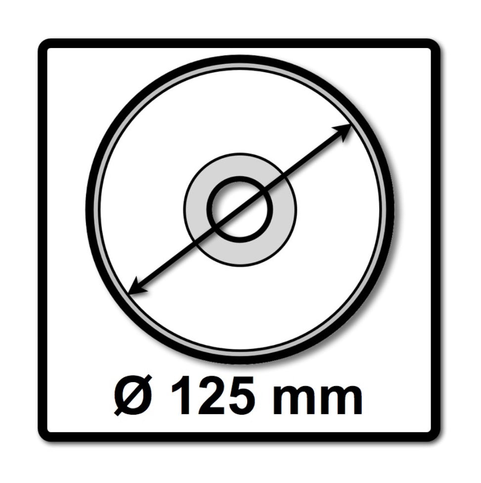 Makita B-53110 Schruppscheibe 125 mm x 22,23 mm - 50 Stück - Toolbrothers