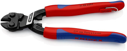 Coupe-boulons compact Knipex CoBolt (4000795400) longueur 200 mm boîtiers multi-composants souple 6 mm moyen 5,2 mm dur 4 mm