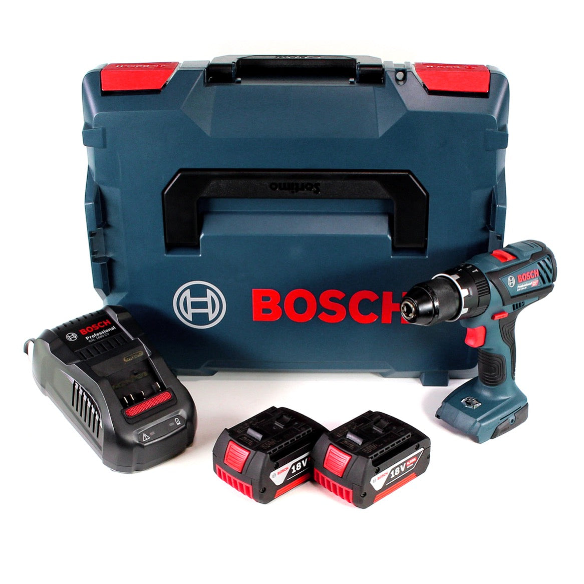 Bosch GSB 18 V-28 Professional 18 V Li-Ion Akku Schlagbohrschrauber in L-Boxx + 2 x 6,0 Ah Akku + Ladegerät - Toolbrothers