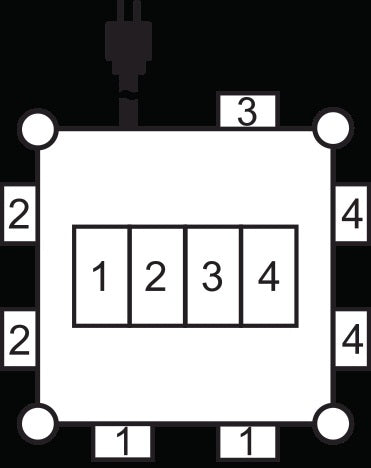 Distributeur de courant Brennenstuhl (8000337886) prise 400V/16 A