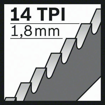 Bosch Säbelsägeblatt S 922 BF ( 8000343778 ) Länge 150 mm Breite 19 mm geschränkt, gefräst