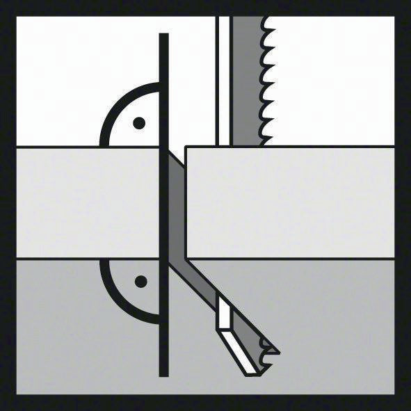 Bosch Stichsägeblatt T 344 DP ( 4000837571 ) Gesamtlänge 152 mm HCS