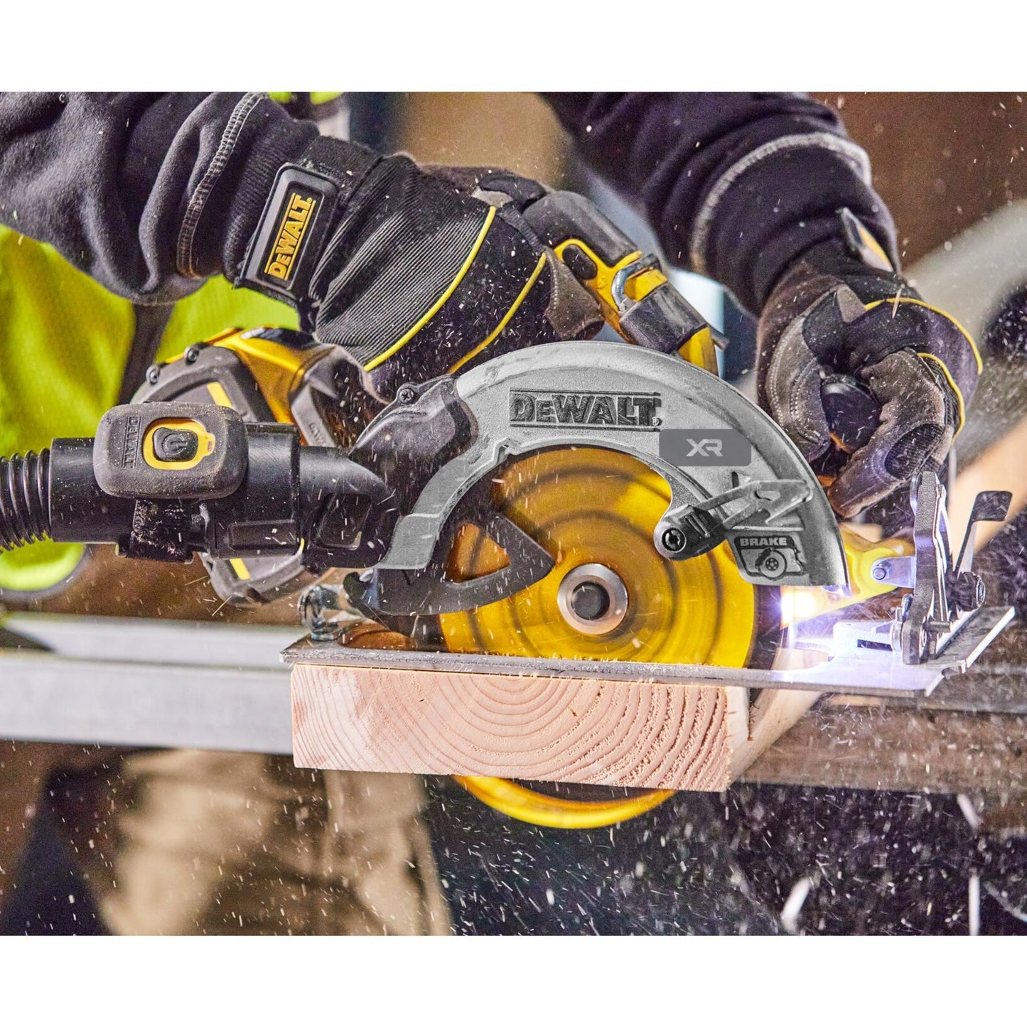 DeWalt DCS 573 N Akku Handkreissäge 18 V 190 x 30 mm Brushless + 1x Akku 5,0 Ah - ohne Ladegerät