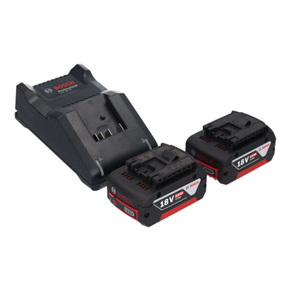 Raboteuse à batterie Bosch GHO 18V-26 Professional 18 V 2,6 mm sans balais + 2x batteries 5,0 Ah + chargeur + L-Boxx