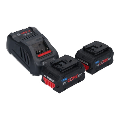 Raboteuse à batterie Bosch GHO 18V-26 Professional 18 V 2,6 mm sans balais + 2x batterie ProCORE 8,0 Ah + chargeur + L-Boxx