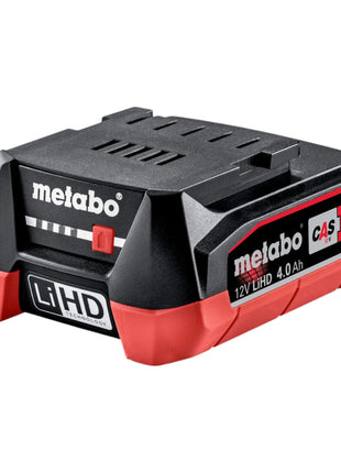 Metabo Akku Set 3x LiHD Akkupack 12 V  4,0 Ah / 4000 mAh Li-Ion mit Ladestandanzeige ( 3x 625349000 )