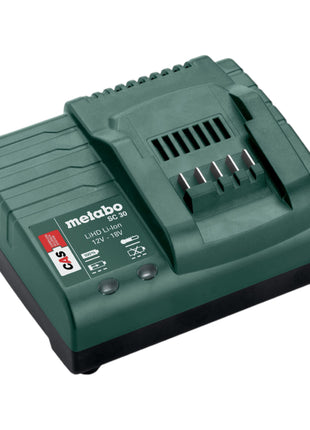 Kit de base Metabo 12 V 1x batterie Li-Power 2,0 Ah (625406000) + chargeur SC 30 (316067840)