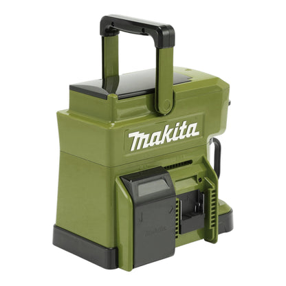 Machine à café à batterie Makita DCM 501 ZO 12 V max. / 18 V Olive - Outdoor Adventure Edition Solo - sans batterie, sans chargeur