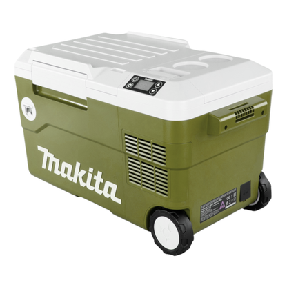 Makita DCW 180 ZO Akku Kühl und Wärme Box 36 V ( 2x 18 V ) 20 L Olive - Outdoor Adventures Edition Solo - ohne Akku, ohne Ladegerät