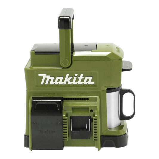 Makita DCM 501 SFO Akku Kaffeemaschine 12 V max. / 18 V Olive - Outdoor Adventure Edition + 1x Akku 3,0 Ah + Ladegerät